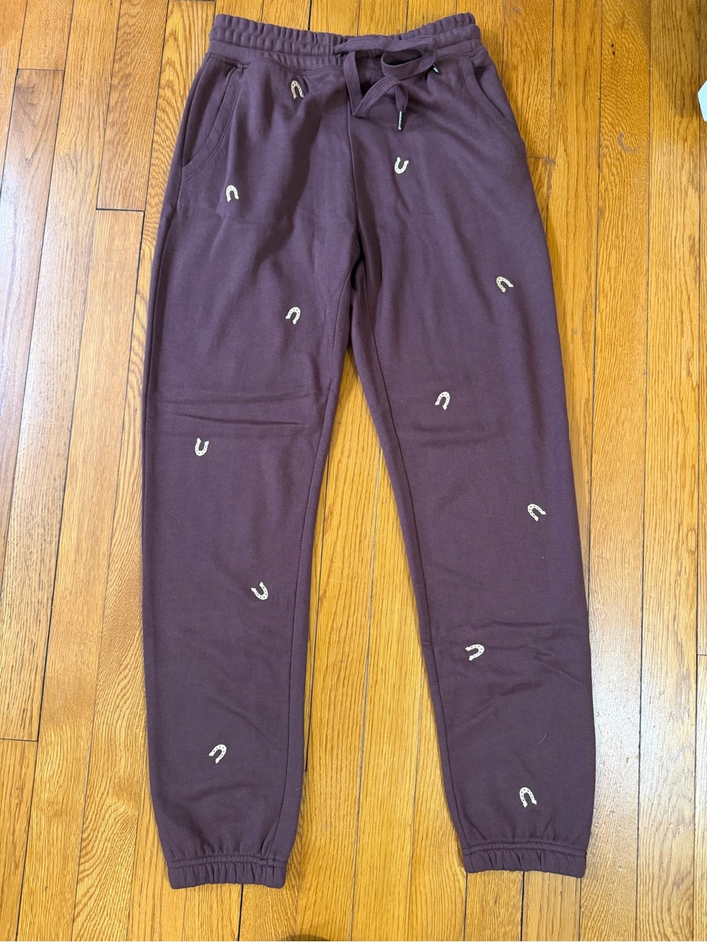 Rails Kingston Brown Joggers with Horseshoe Embroidery